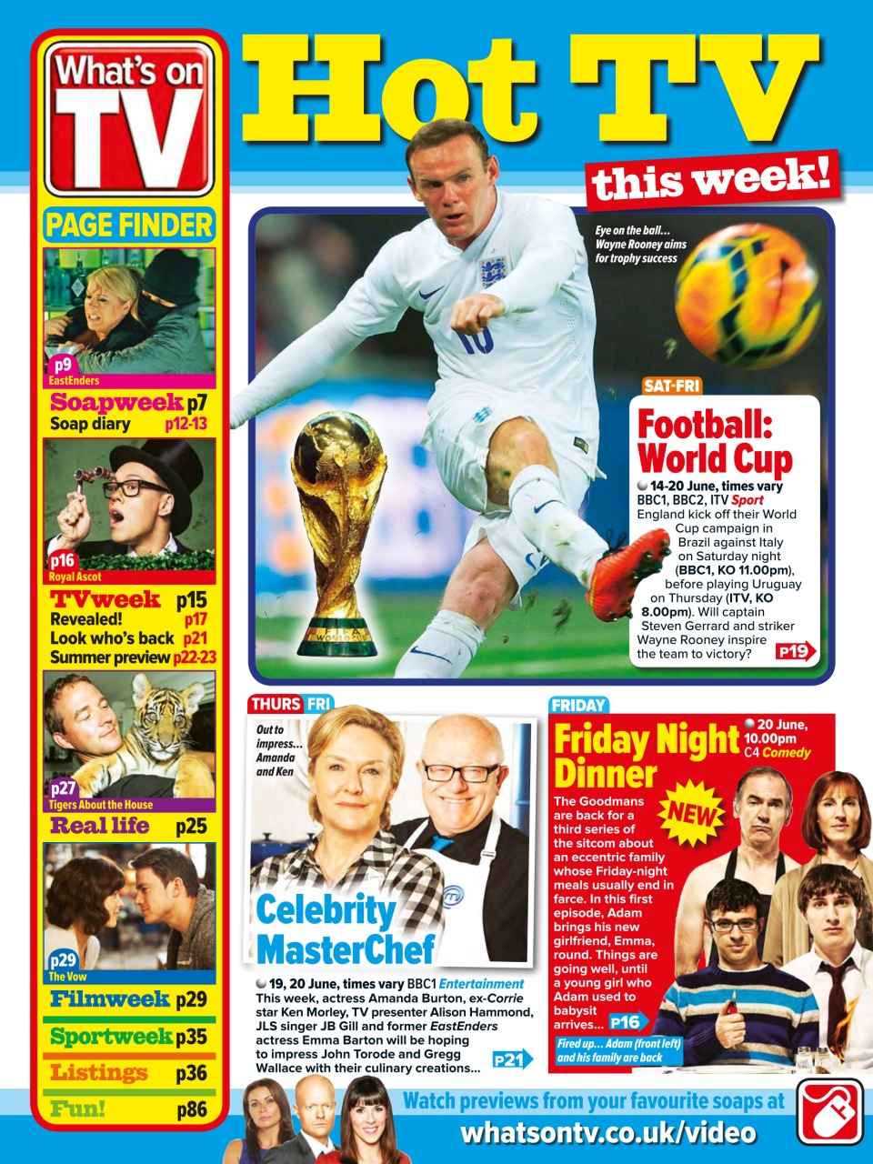 What's on TV Preview Pages