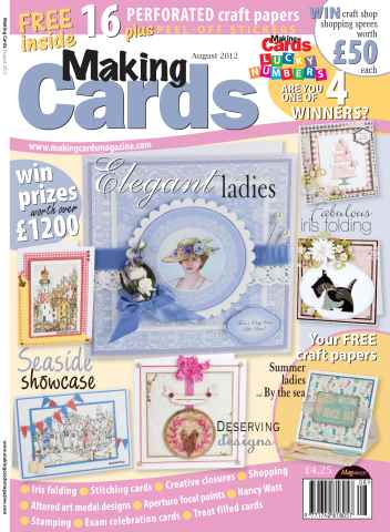 Making Cards & Papercraft issue August 2012