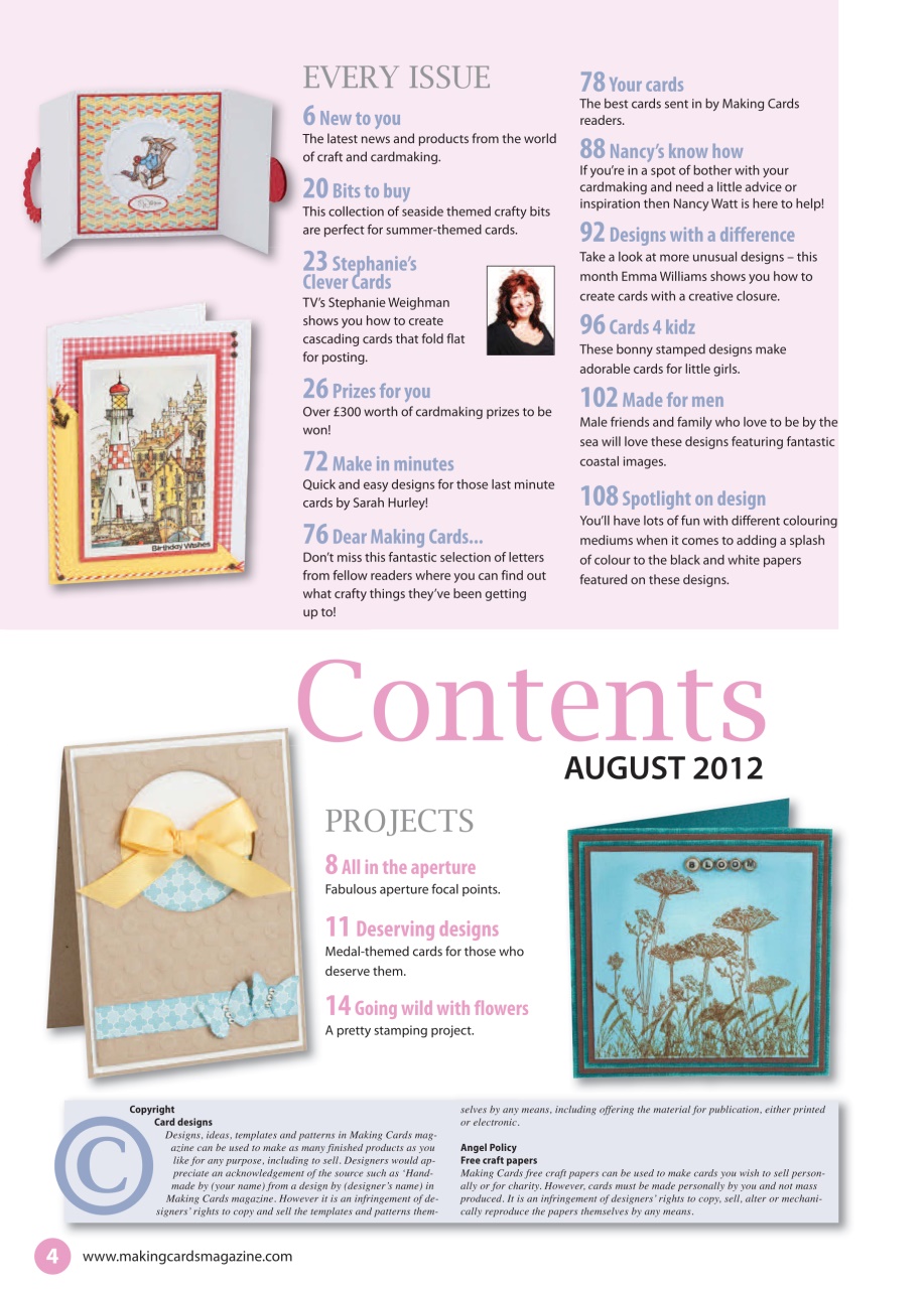 Making Cards & Papercraft Preview Pages