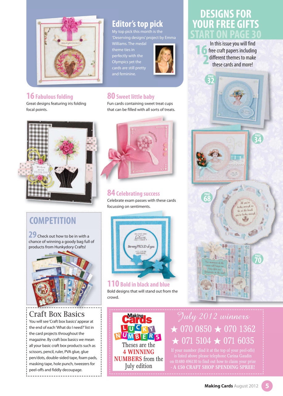 Making Cards & Papercraft Preview Pages