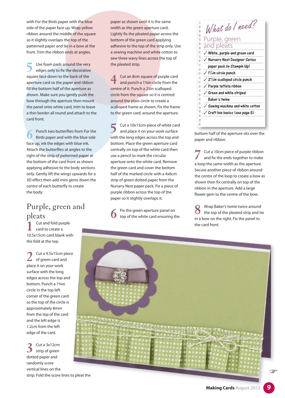 Making Cards & Papercraft Preview Pages