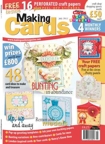 Making Cards & Papercraft issue July 2012
