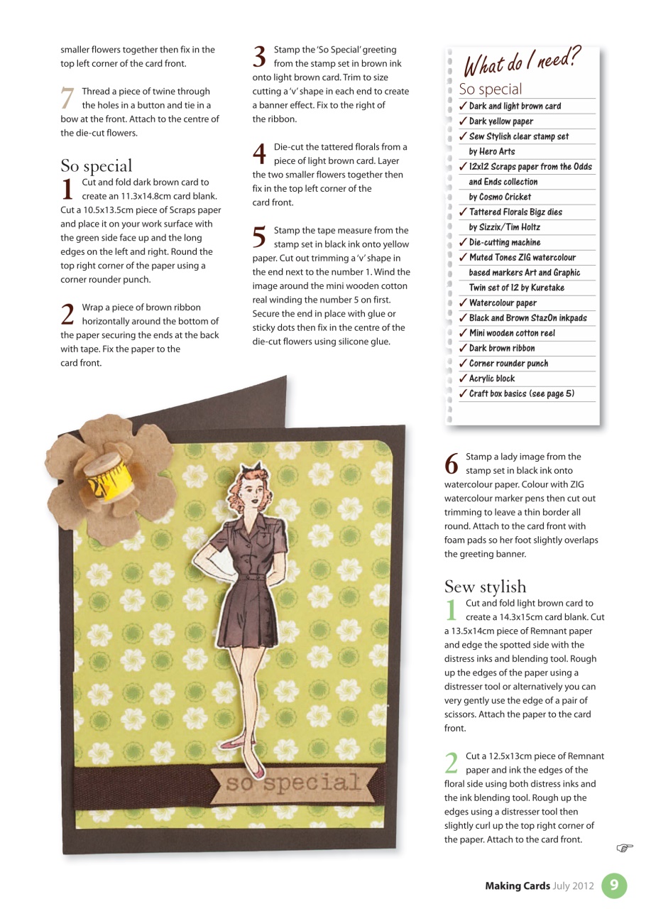 Making Cards & Papercraft Preview Pages