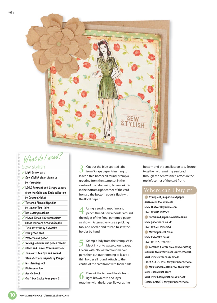 Making Cards & Papercraft Preview Pages