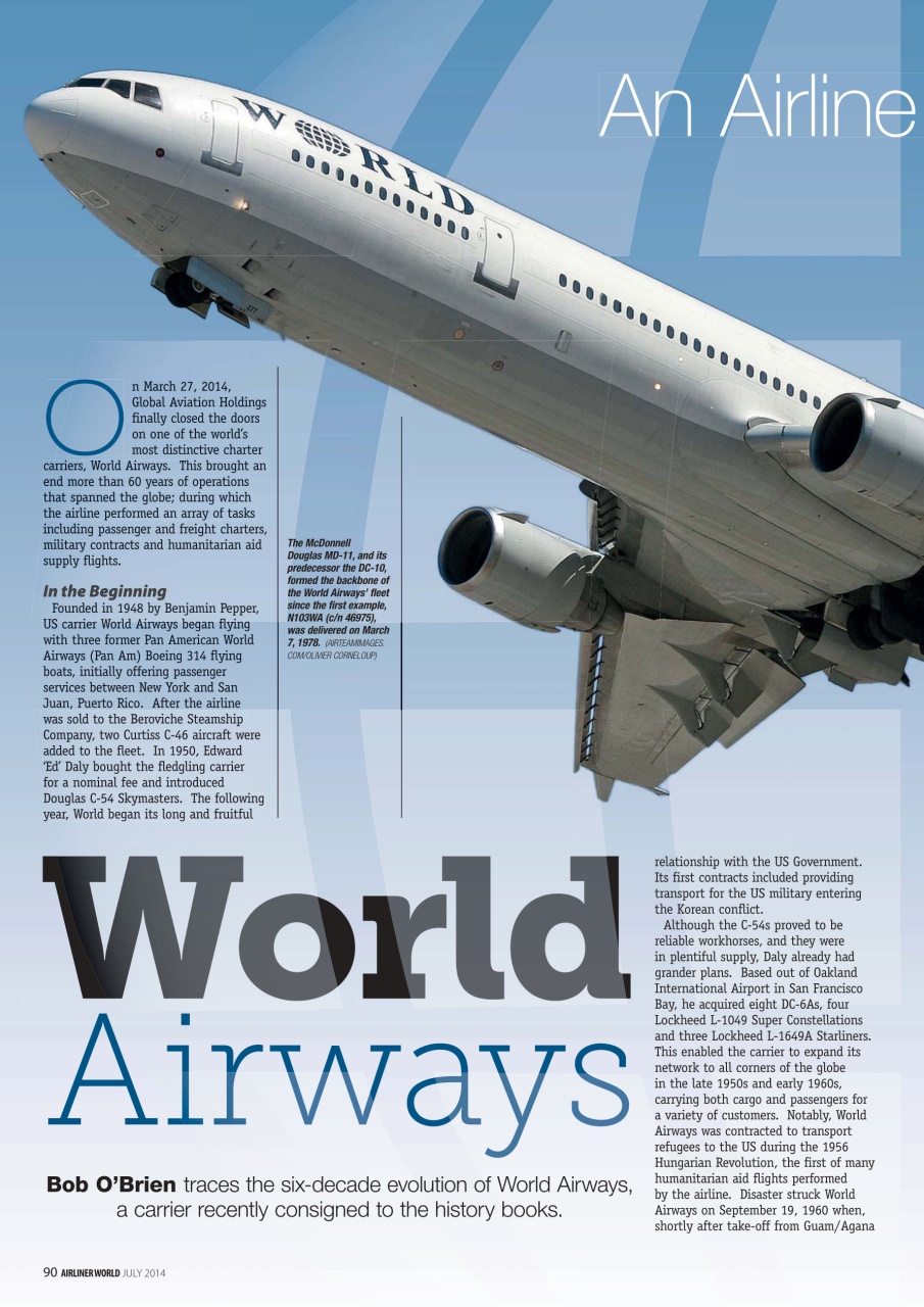 Airliner World Preview Pages