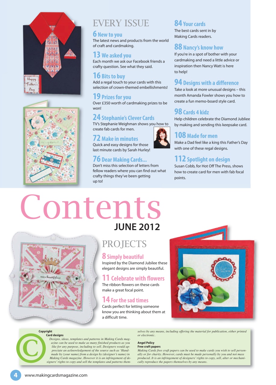 Making Cards & Papercraft Preview Pages