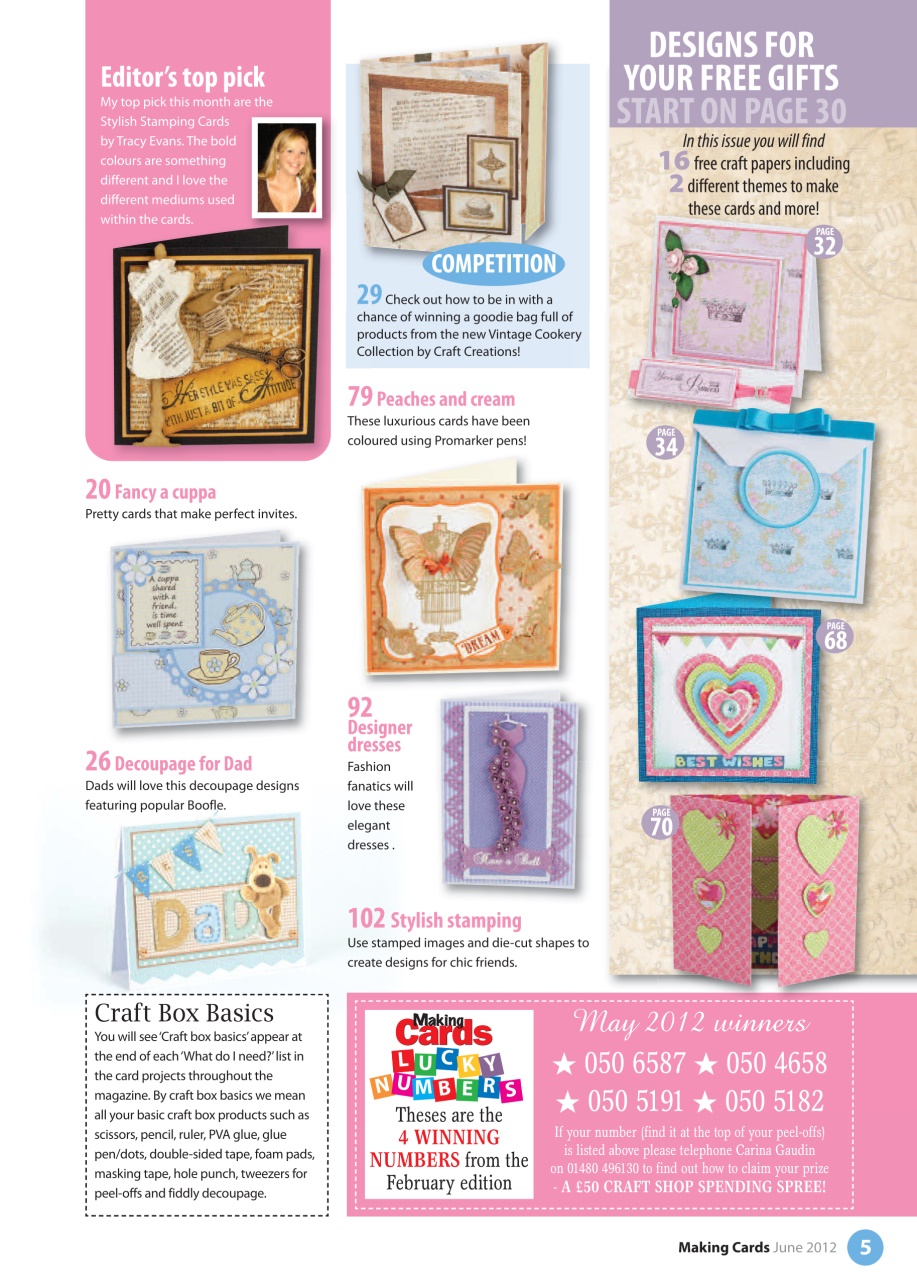 Making Cards & Papercraft Preview Pages