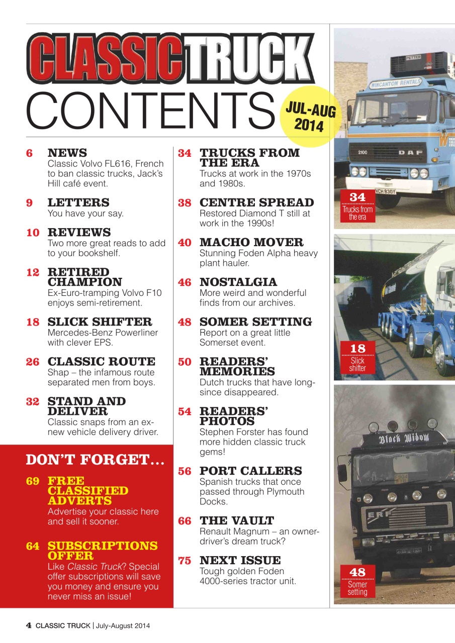 Classic Truck (OLD) Preview Pages