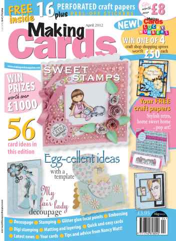 Making Cards & Papercraft issue April 2012