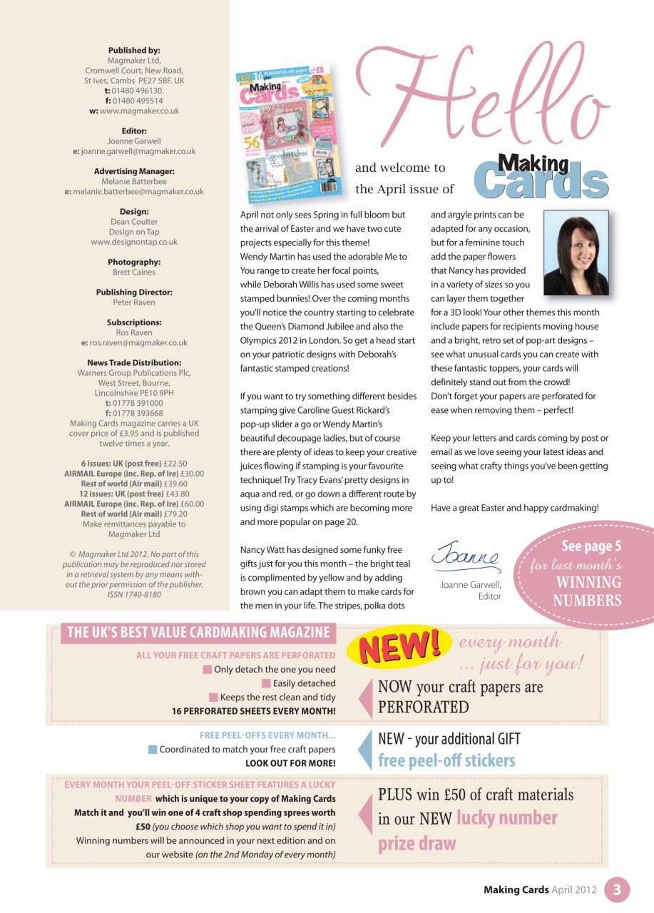 Making Cards & Papercraft Preview Pages