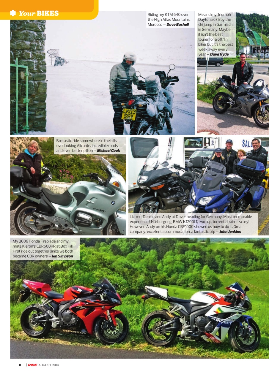 Ride Preview Pages