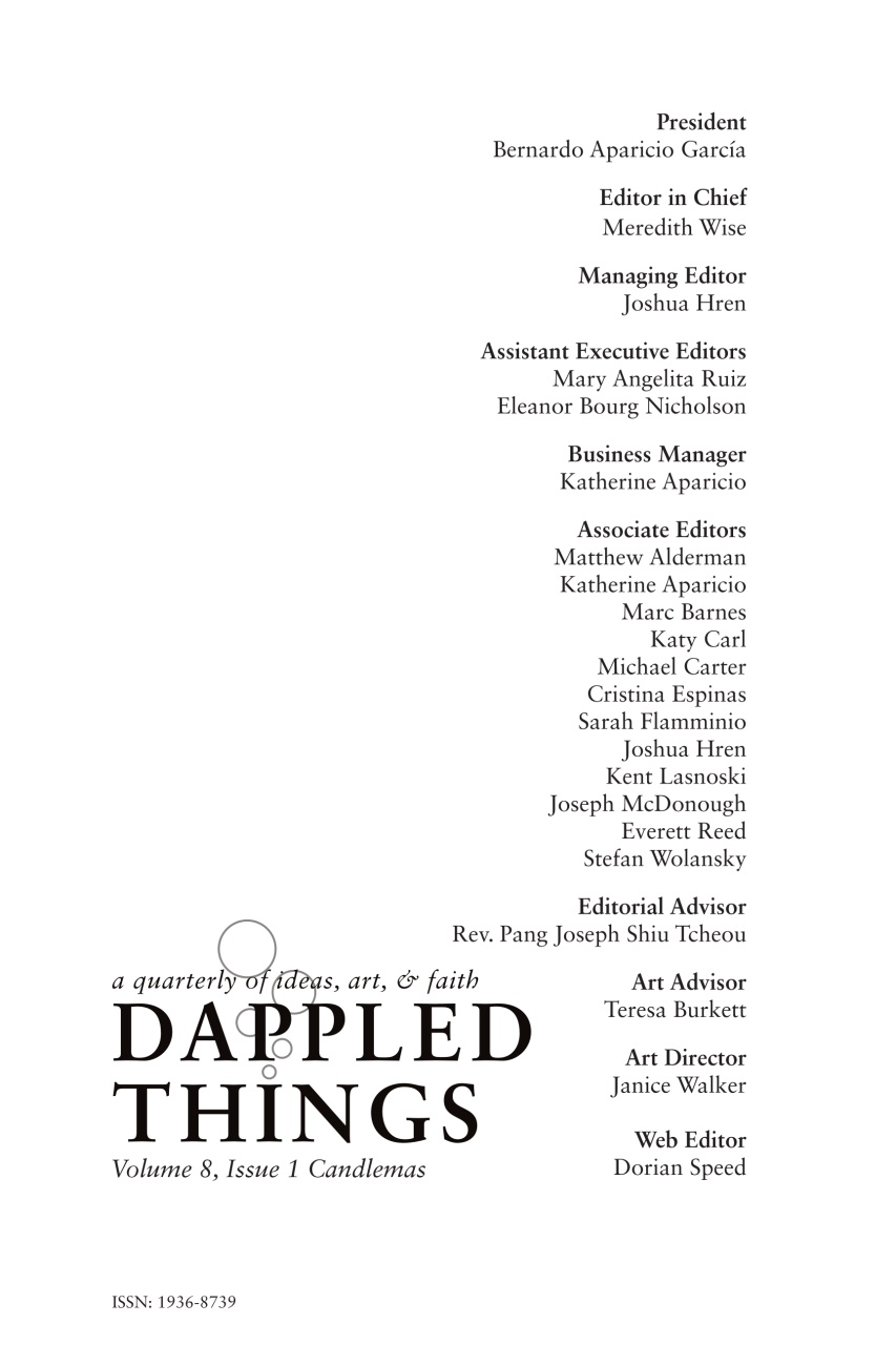 Dappled Things Preview Pages