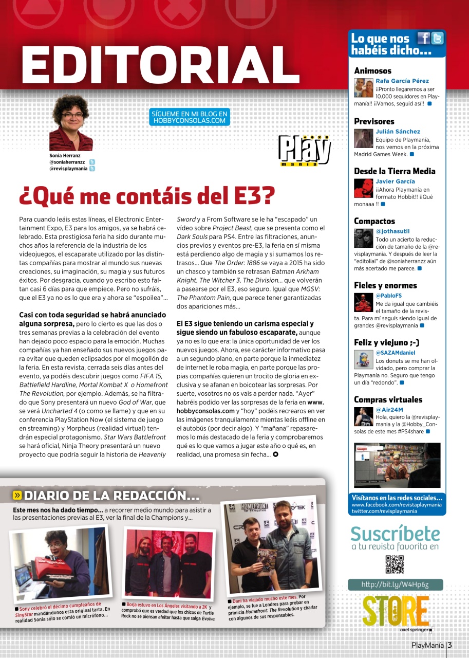 Playmania Preview Pages