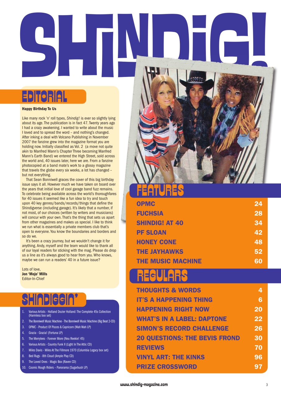 Shindig! Preview Pages