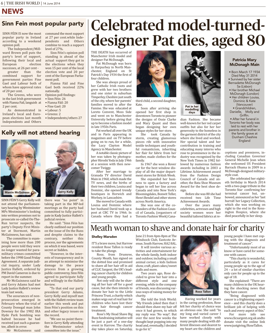 Irish World Preview Pages