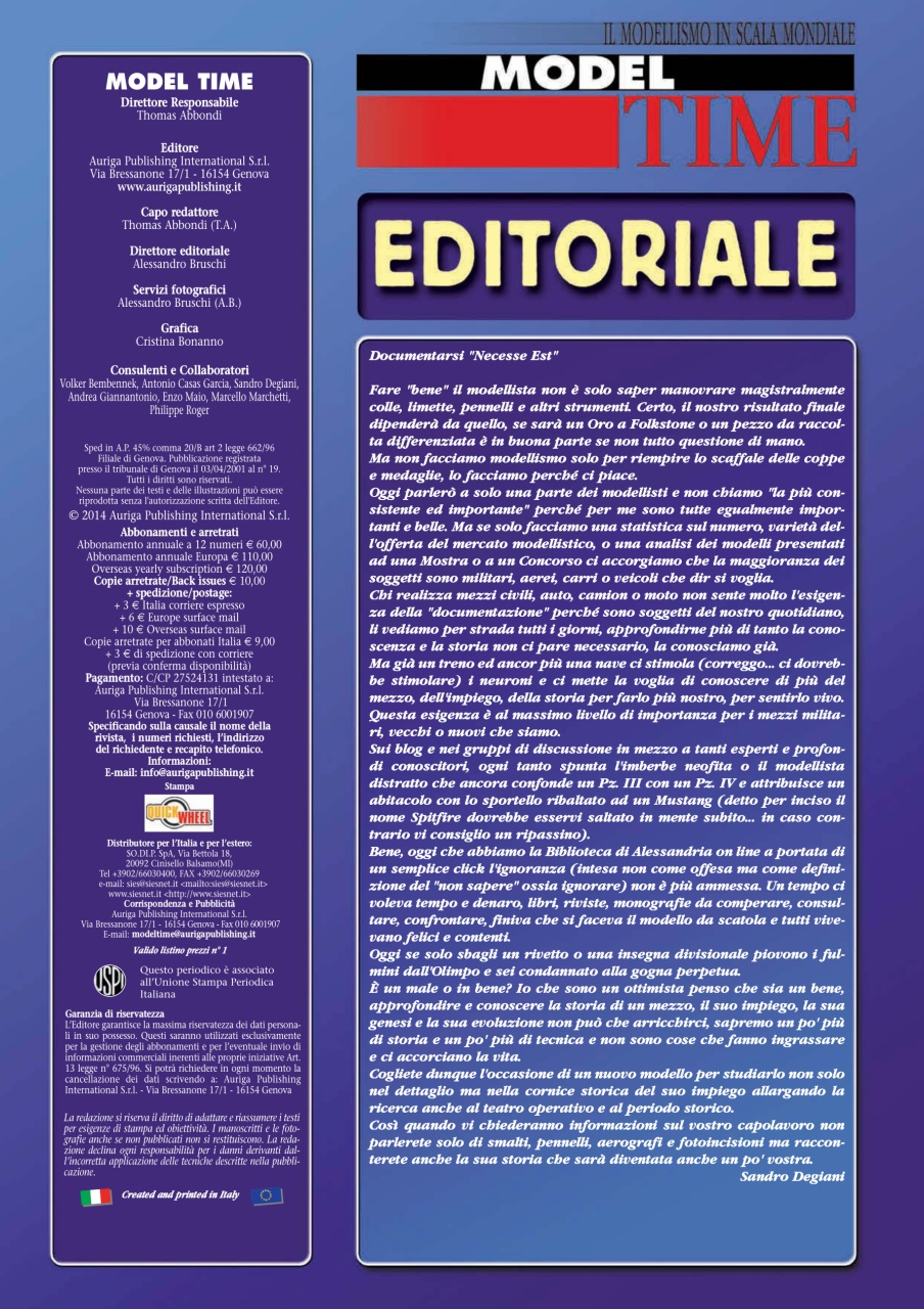 Model Time Preview Pages