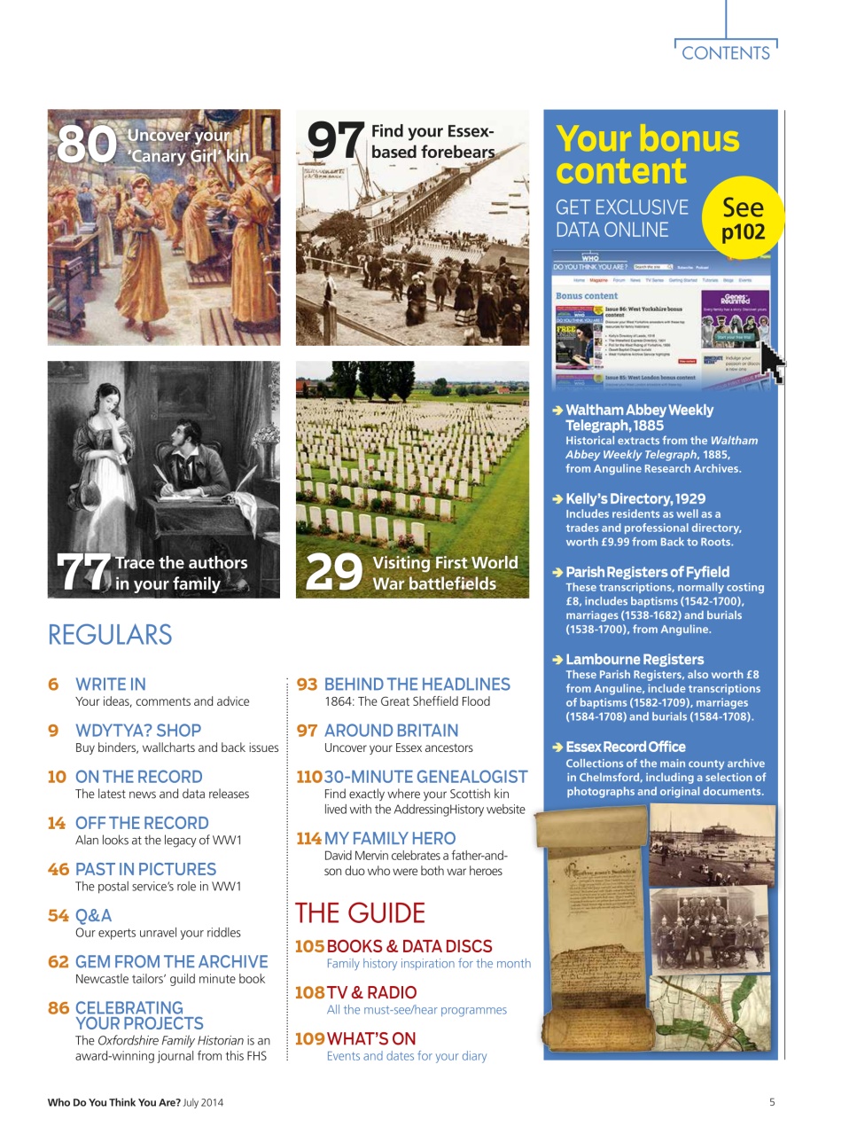 Who Do You Think You Are? Preview Pages