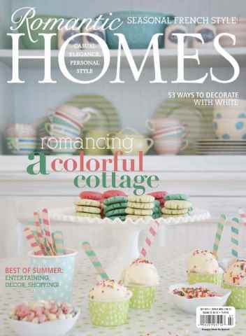 Romantic Homes issue July 2014