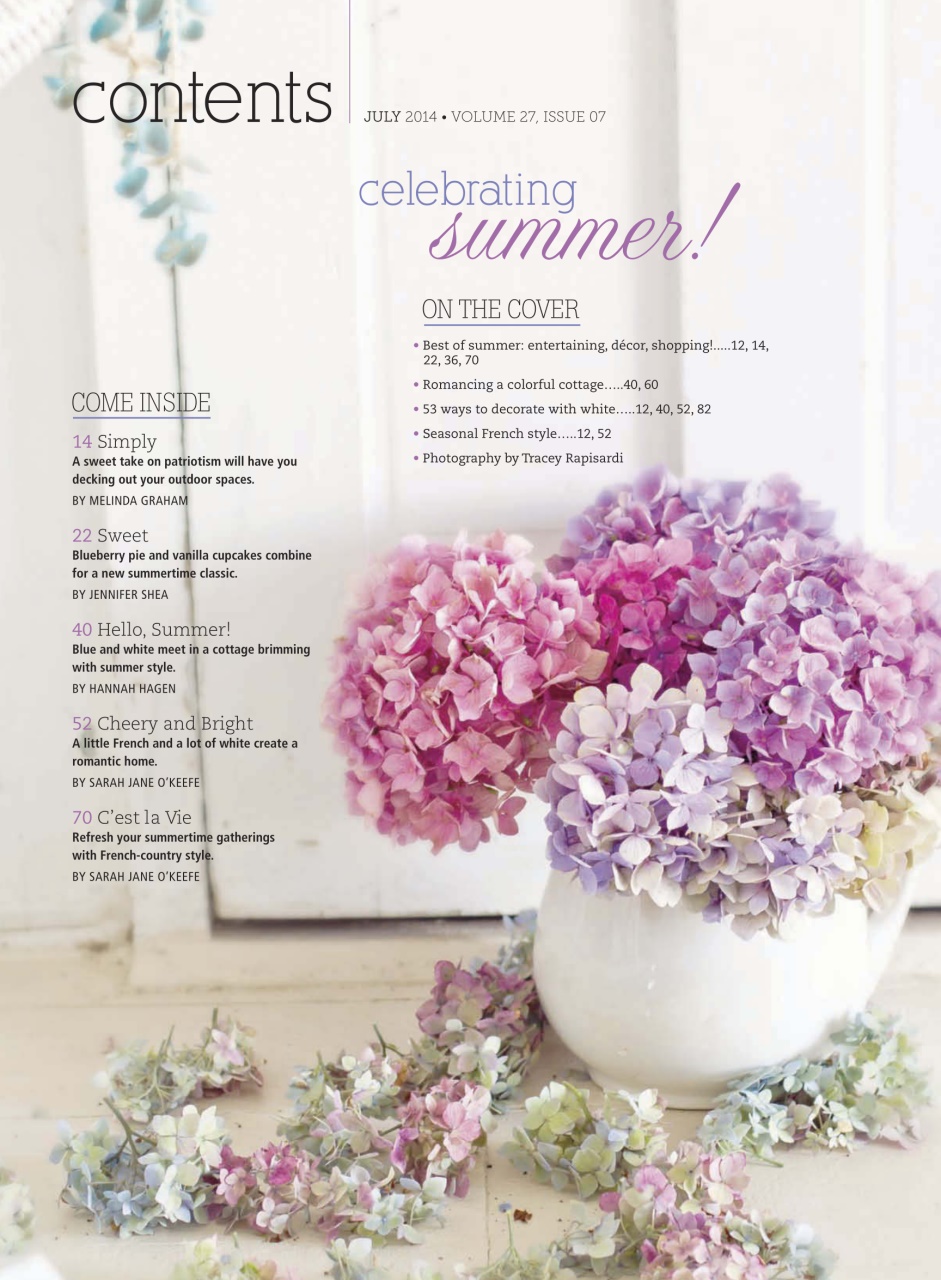 Romantic Homes Preview Pages