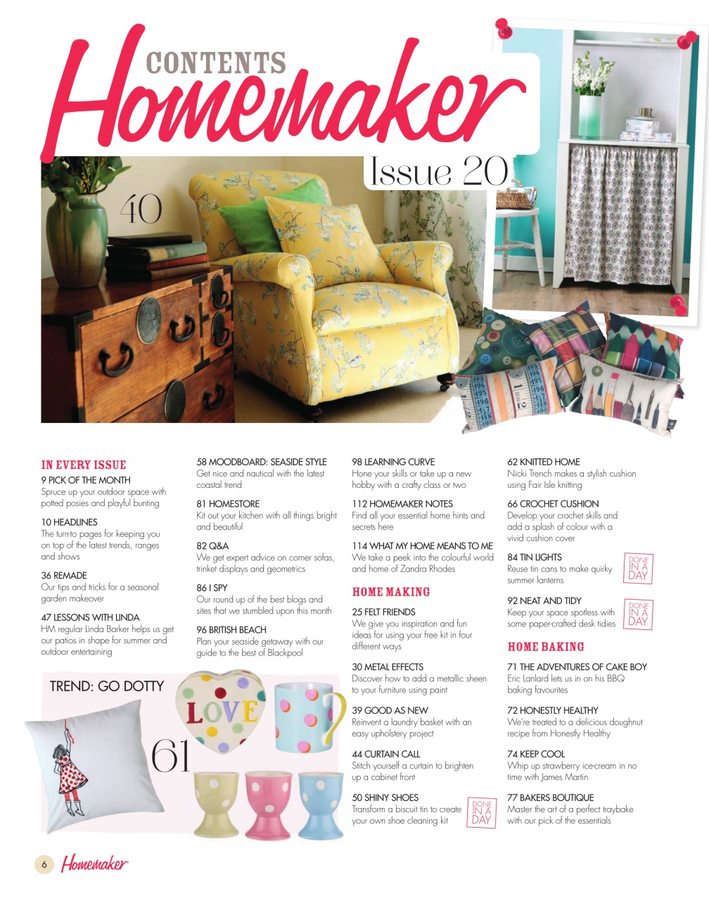 Homemaker Preview Pages
