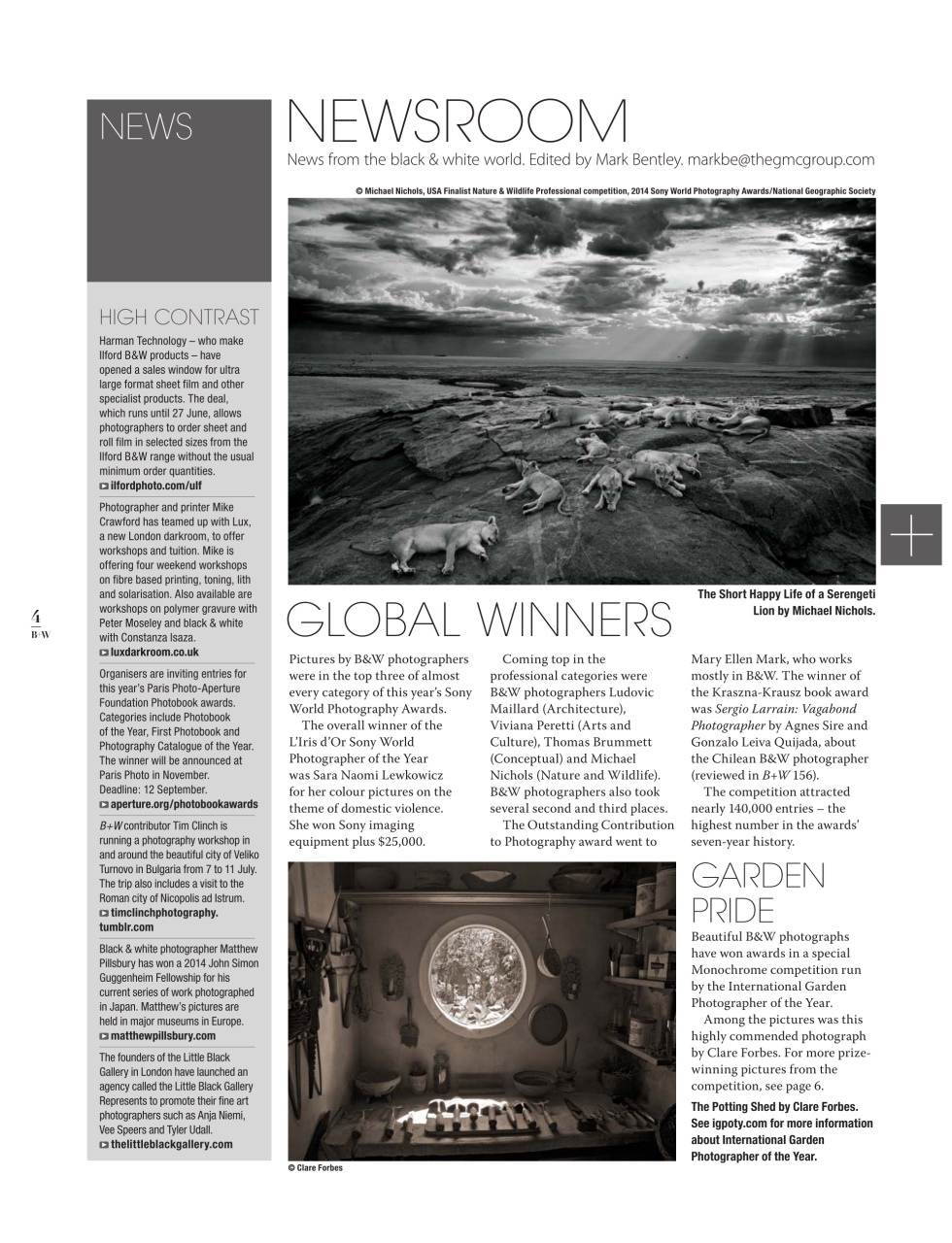 Black+White Photography Preview Pages