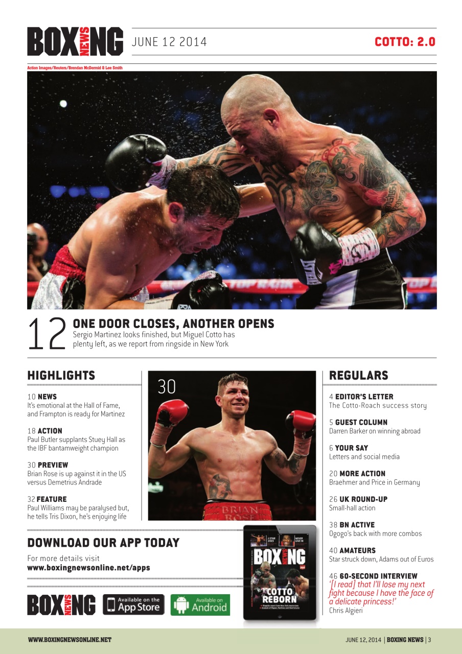 Boxing News Preview Pages