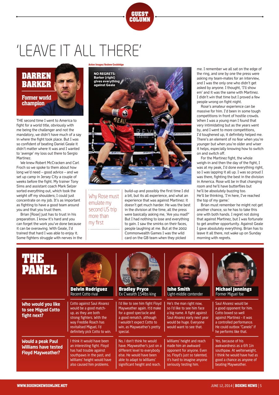 Boxing News Preview Pages