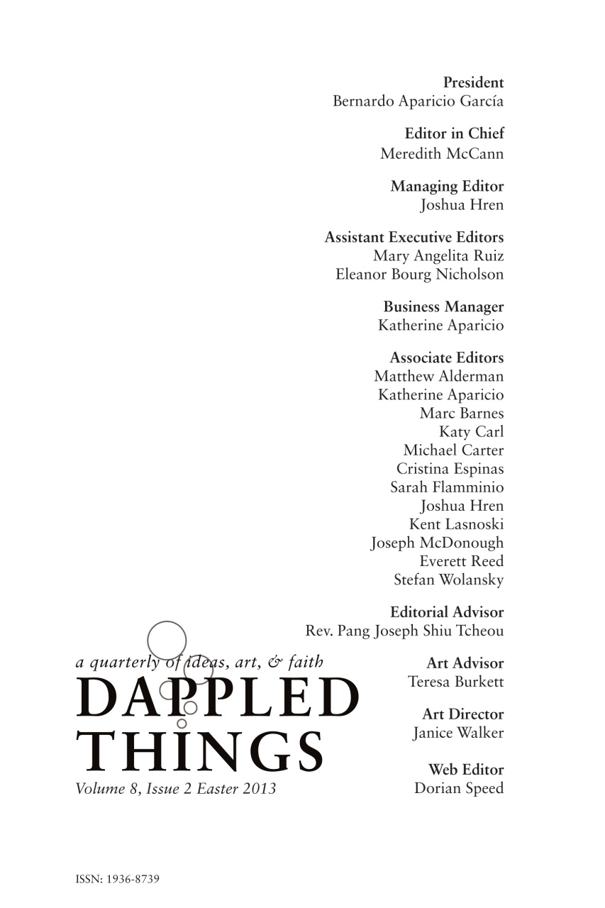 Dappled Things Preview Pages