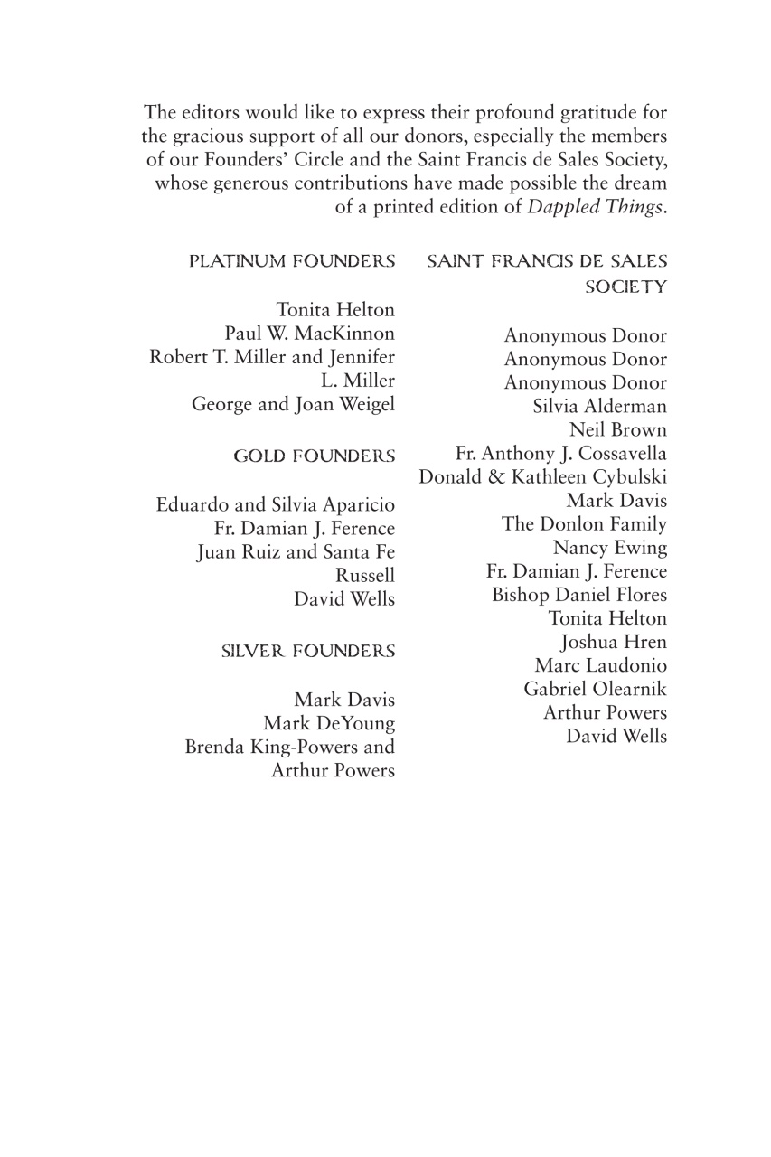 Dappled Things Preview Pages