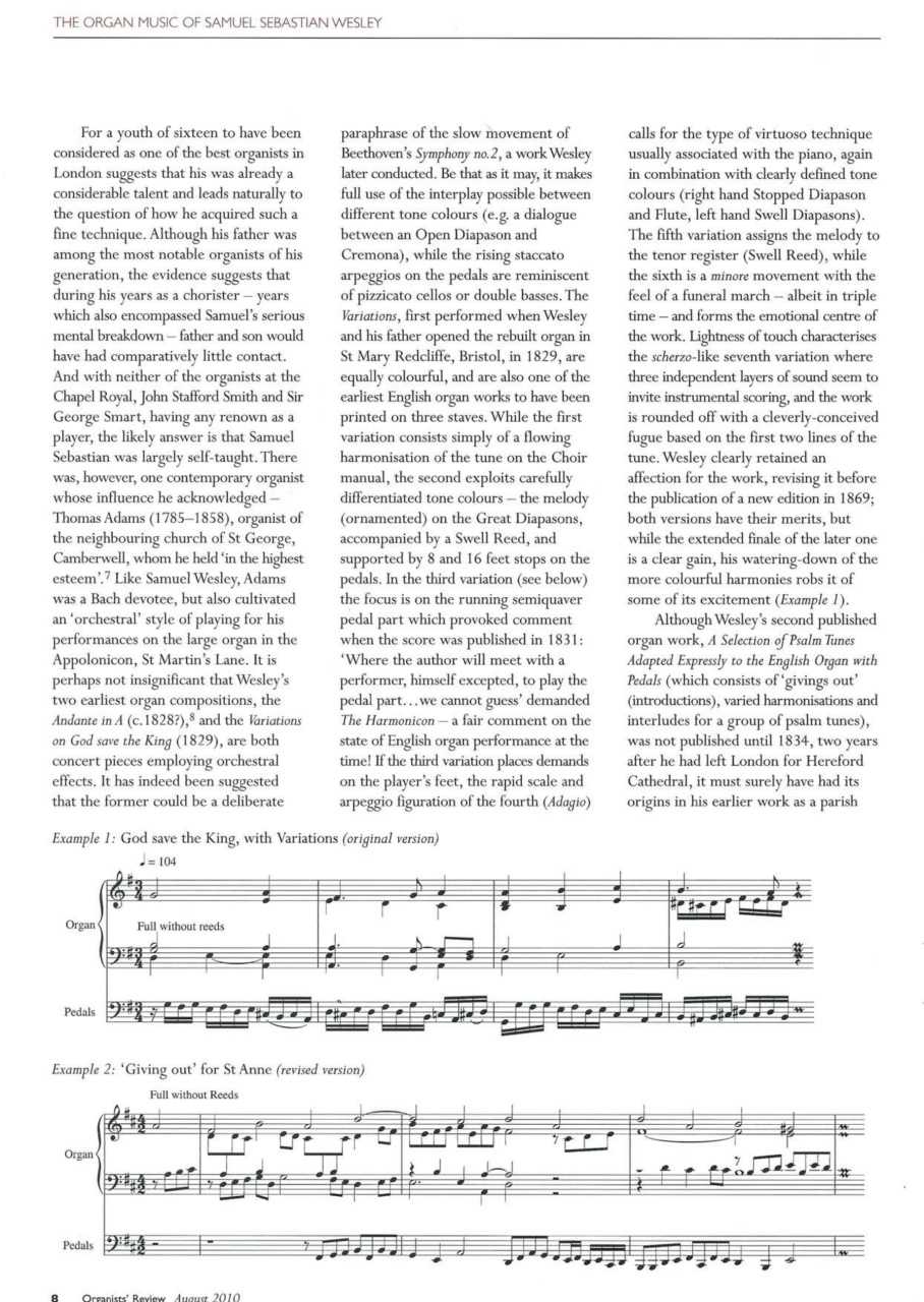 Organists' Review Preview Pages