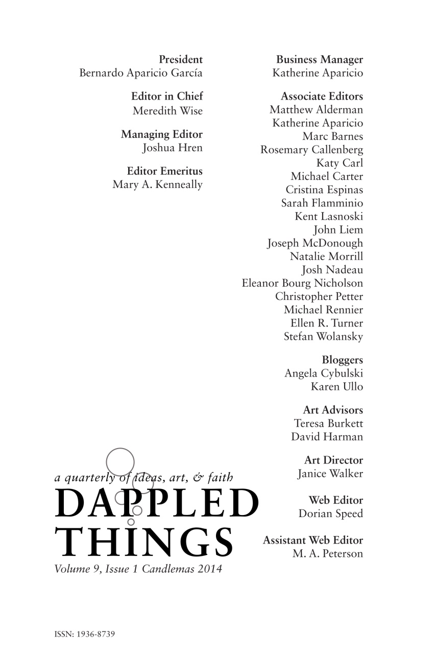 Dappled Things Preview Pages