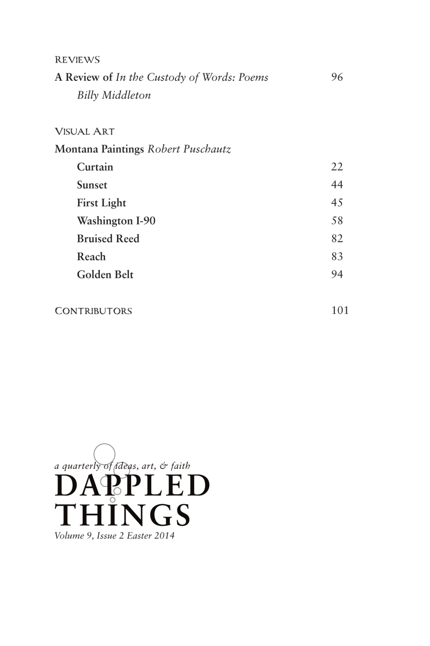 Dappled Things Preview Pages