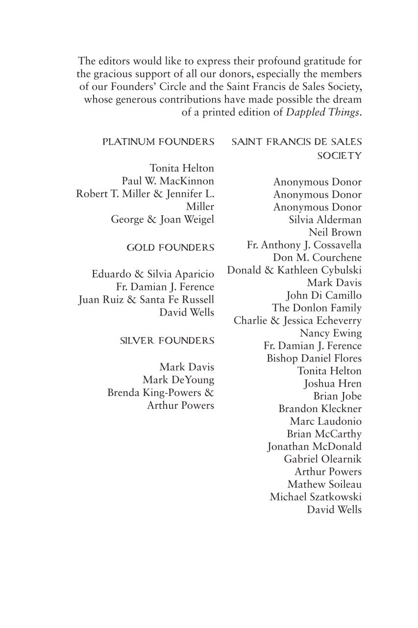 Dappled Things Preview Pages