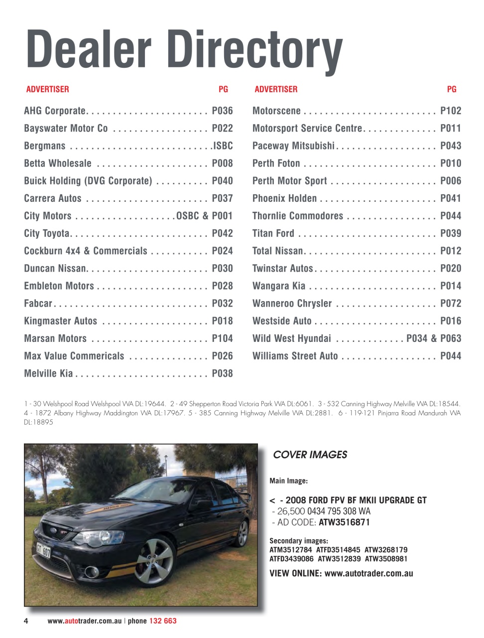 AutoTrader Preview Pages