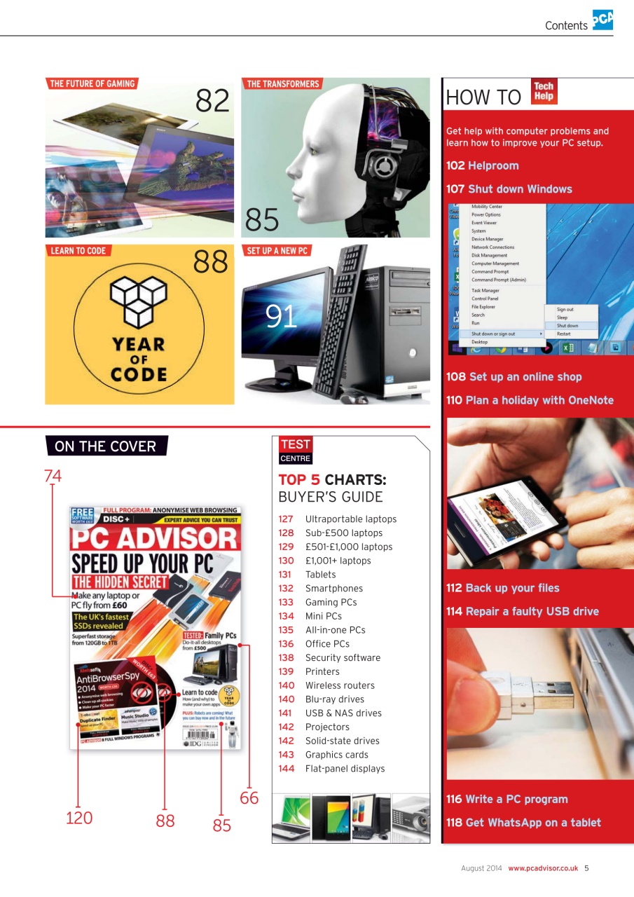 Tech Advisor Preview Pages