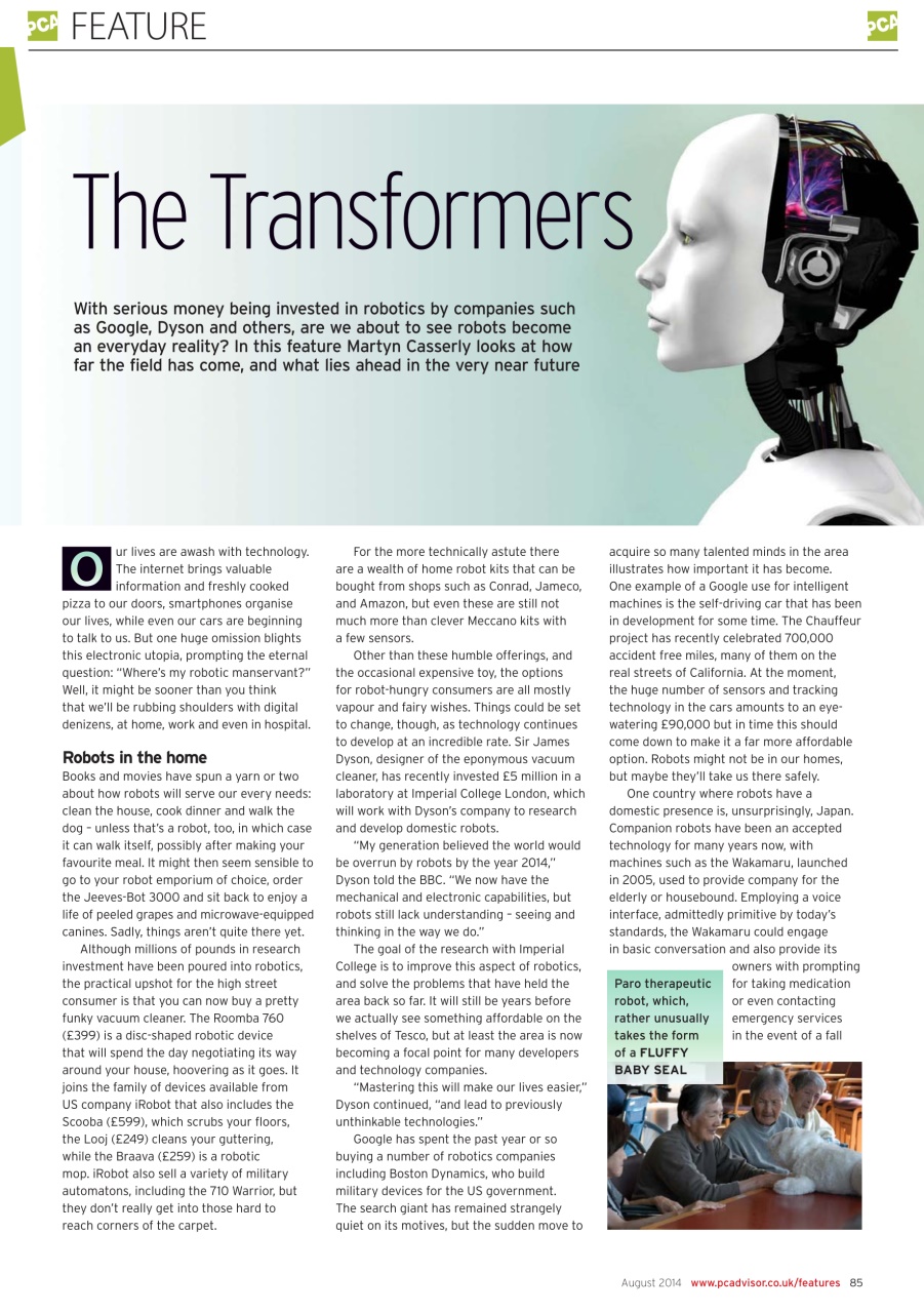 Tech Advisor Preview Pages