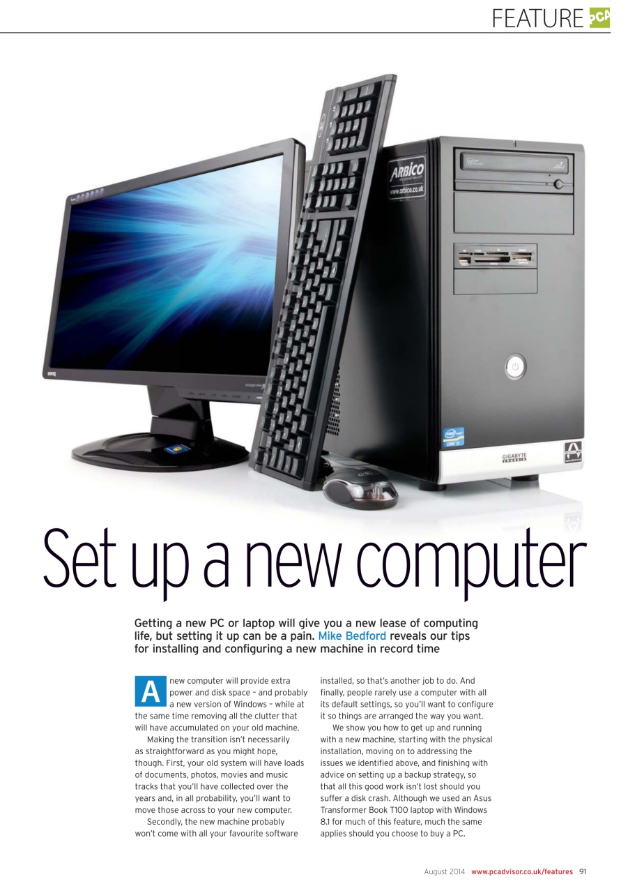 Tech Advisor Preview Pages