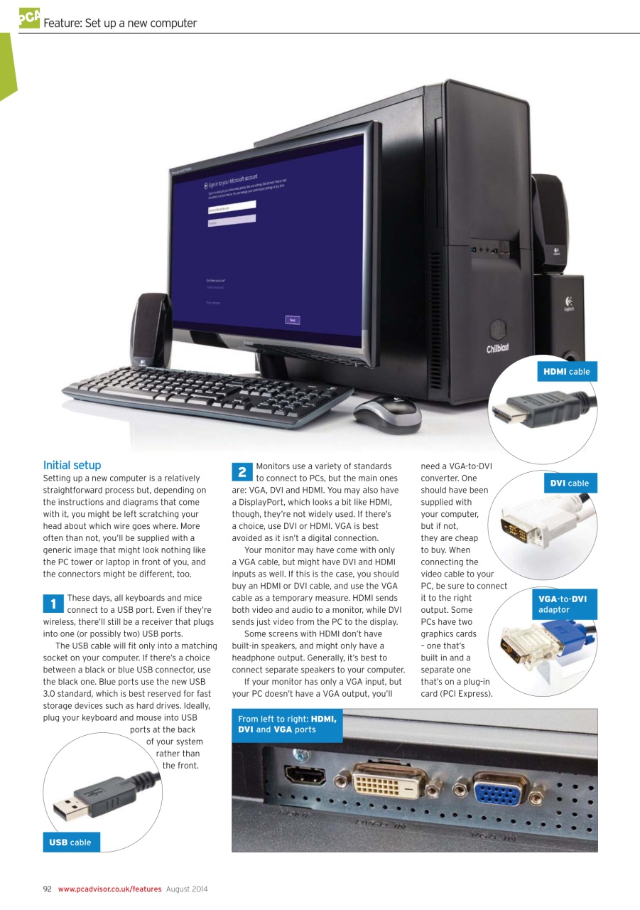 Tech Advisor Preview Pages