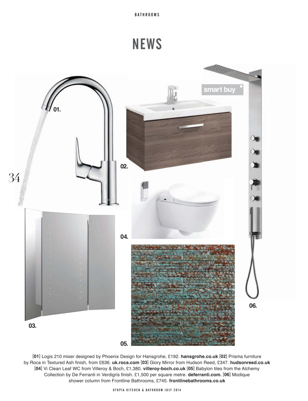 Utopia Kitchen & Bathroom Preview Pages