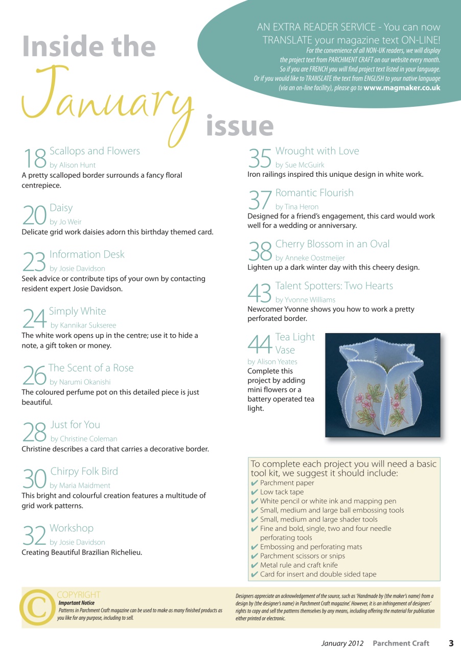 Parchment Craft Preview Pages