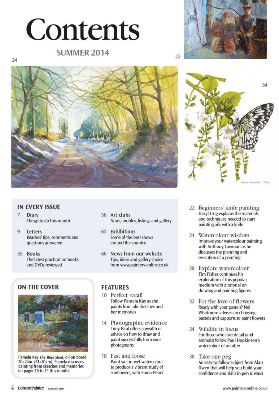 Leisure Painter & The Artist Preview Pages