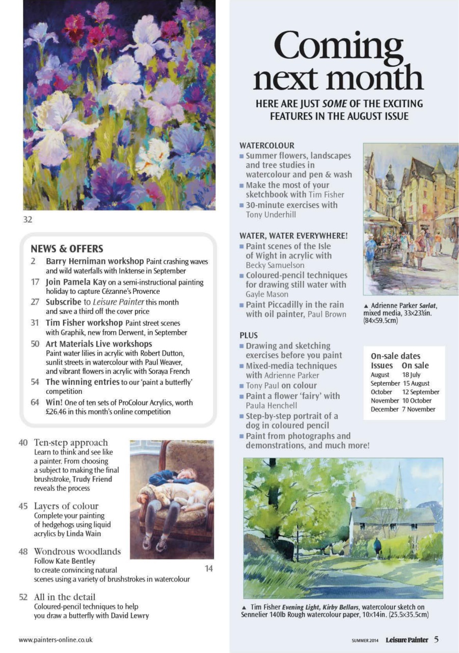 Leisure Painter & The Artist Preview Pages