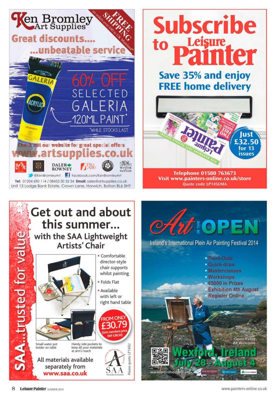 Leisure Painter & The Artist Preview Pages