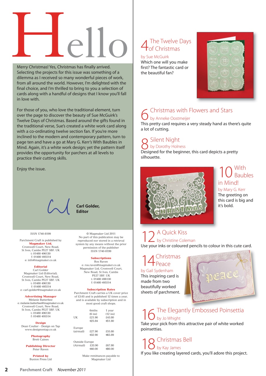 Parchment Craft Preview Pages