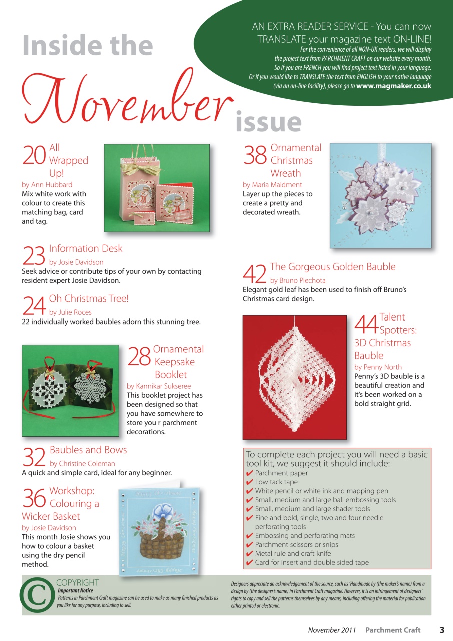 Parchment Craft Preview Pages