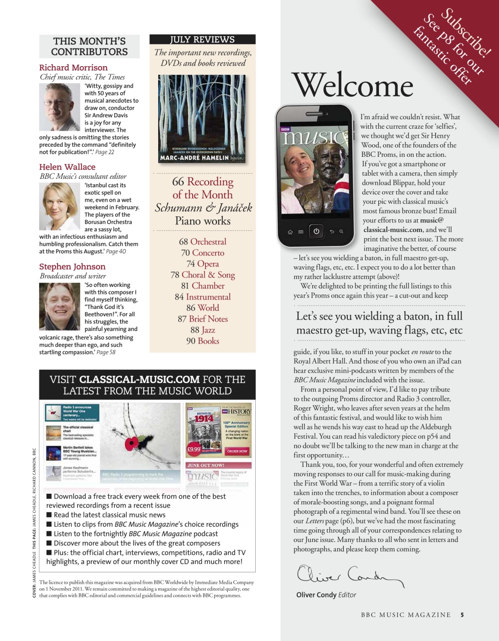 BBC Music Magazine Preview Pages