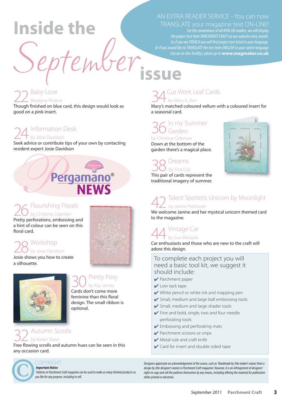 Parchment Craft Preview Pages