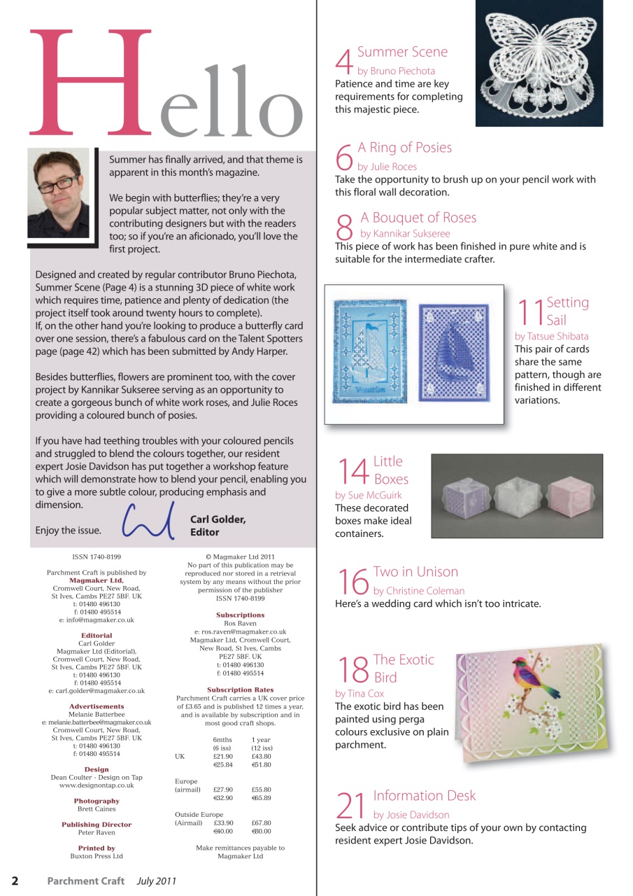 Parchment Craft Preview Pages