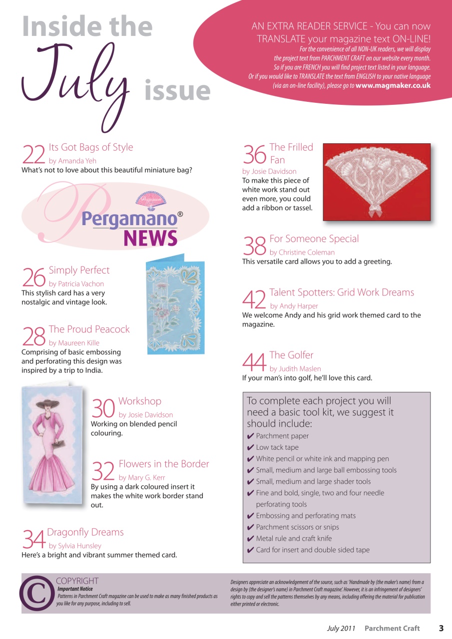 Parchment Craft Preview Pages