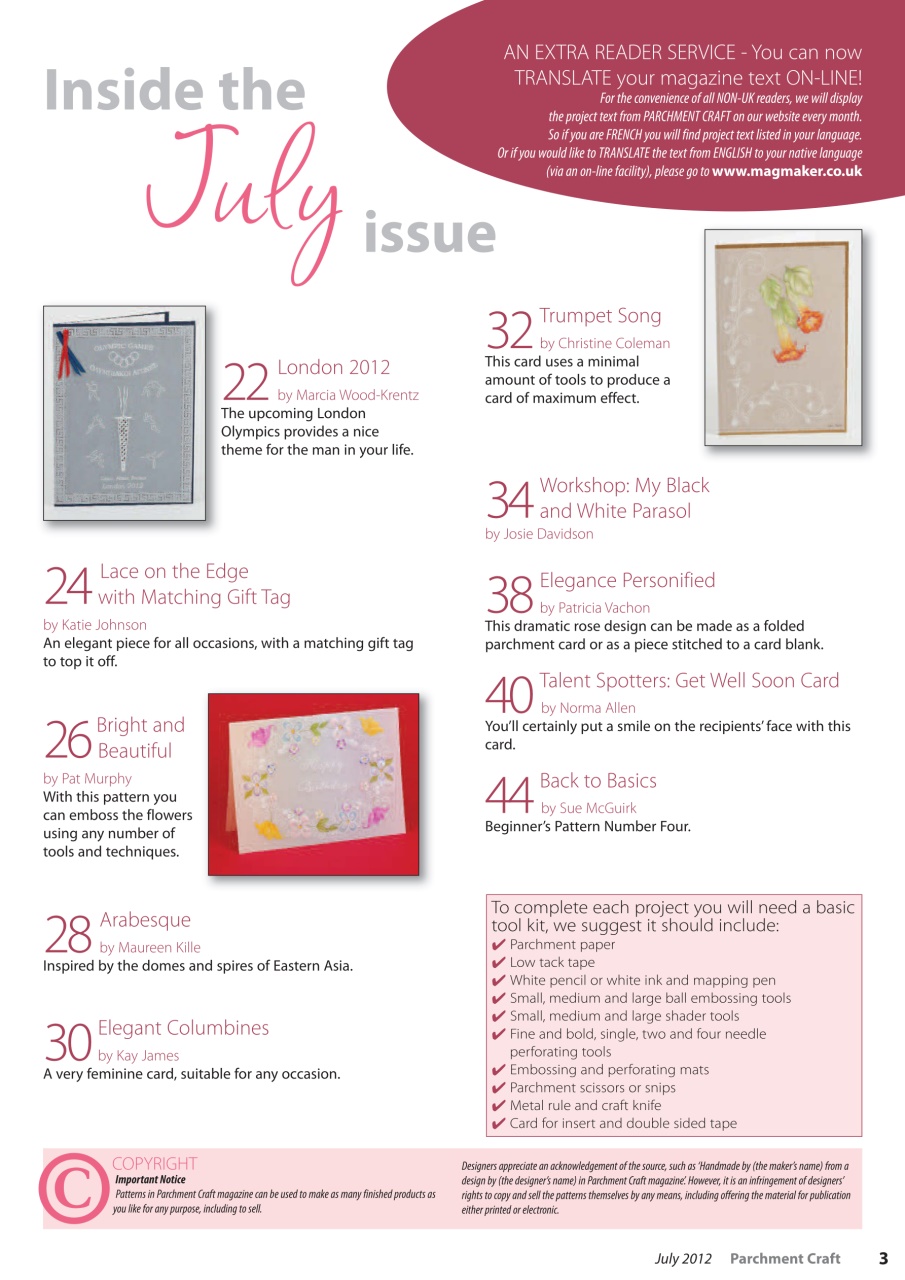 Parchment Craft Preview Pages